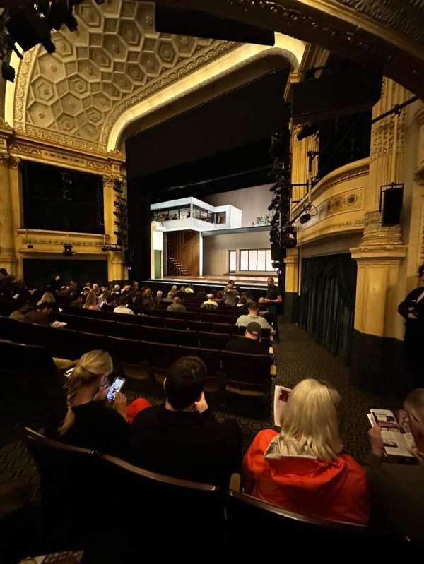 Hudson Theatre, section: Orchestra R, row: O, seat: 6