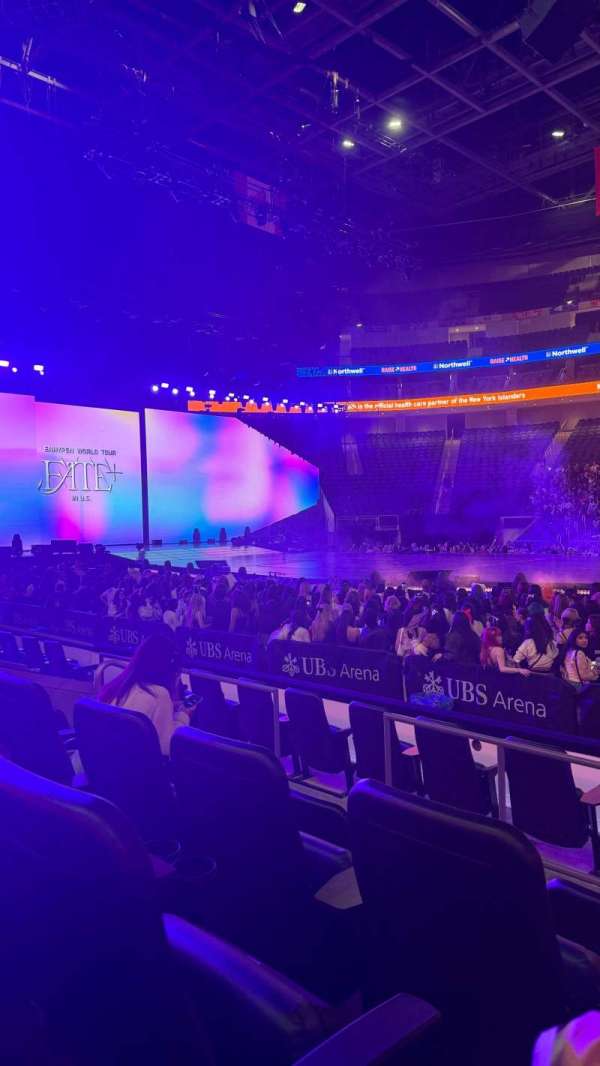 UBS Arena, section: 115, row: 7, seat: 6