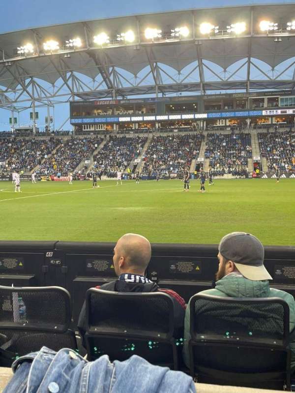 Subaru Park, section: 126, row: A, seat: 11