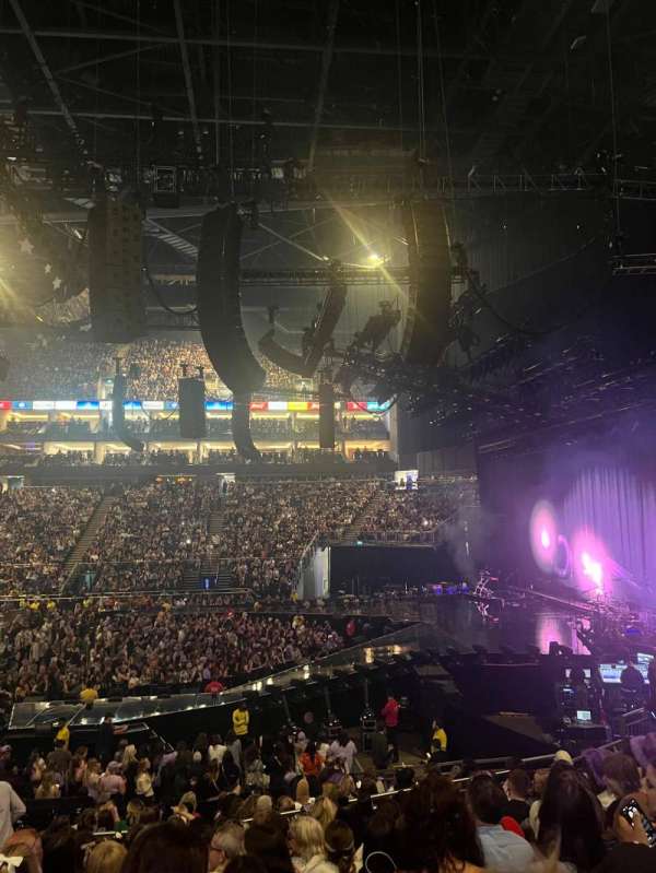 The O2, London, section: 112, row: S, seat: 387