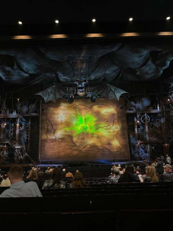 Gershwin Theatre, section: Orchestra C, row: R, seat: 110