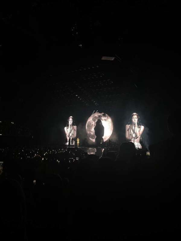 The O2, London, section: 111, row: E, seat: 347