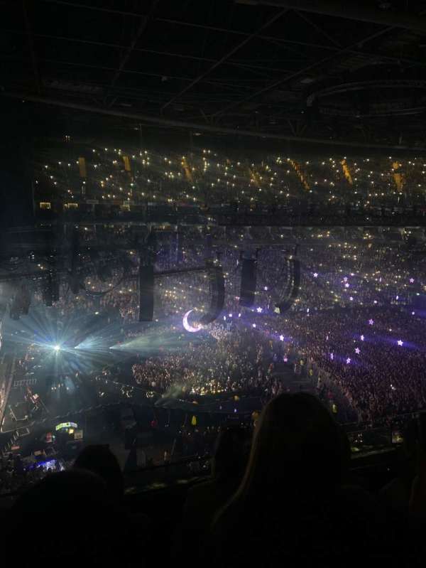The O2, London, section: 401, row: C, seat: 459
