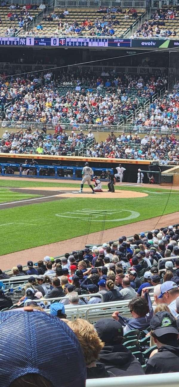 Target Field, section: 125, row: 28, seat: 5