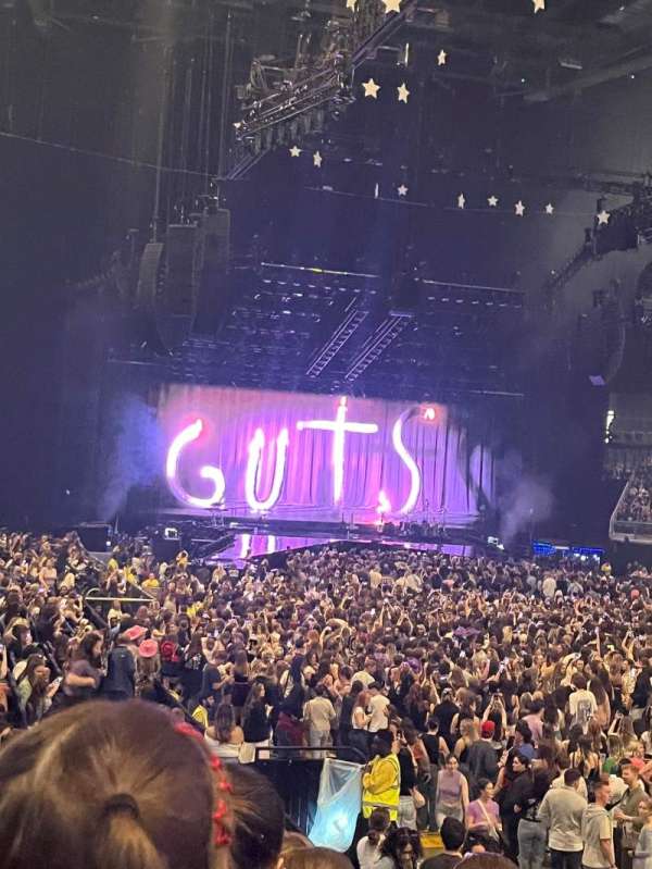 The O2, London, section: 105, row: N, seat: 146