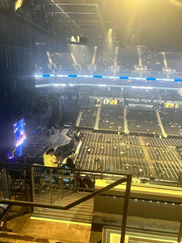 Spectrum Center, section: 210, row: J, seat: 1