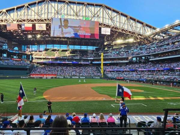 Globe Life Field, section: 7, row: 10, seat: 10