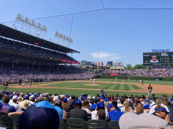 Wrigley Field, section: 124, row: 3, seat: 5