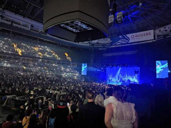 Rogers Arena, section: 108, row: 13, seat: 101