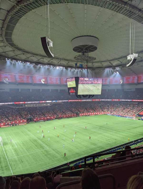 BC Place, section: 446, row: JJ, seat: 101