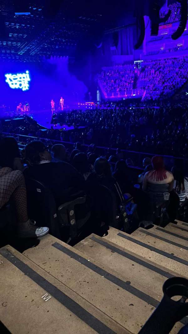 The O2, London, section: 102, row: N, seat: 70