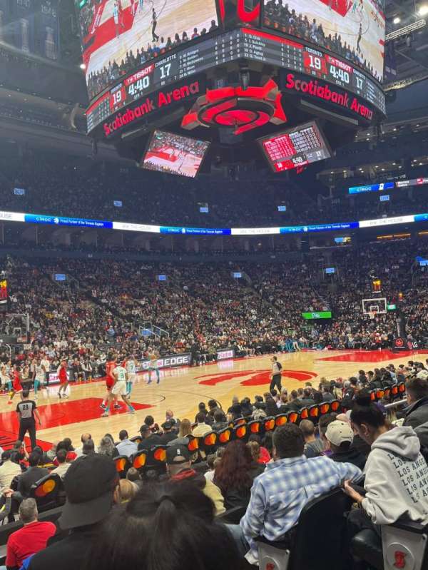 Scotiabank Arena, section: 110, row: 9, seat: 3