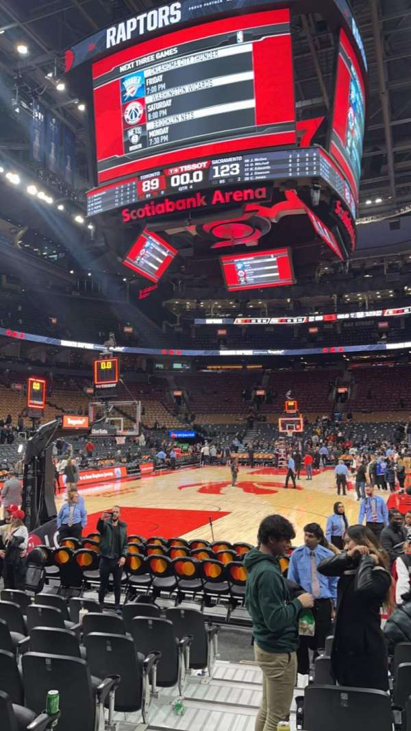 Scotiabank Arena, section: 112, row: G, seat: 10