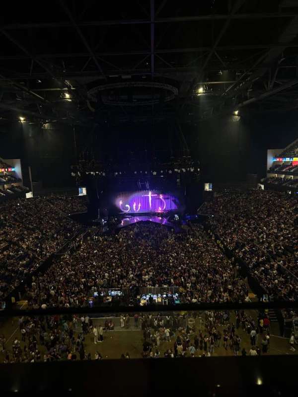 The O2, London, section: 412, row: A, seat: 726