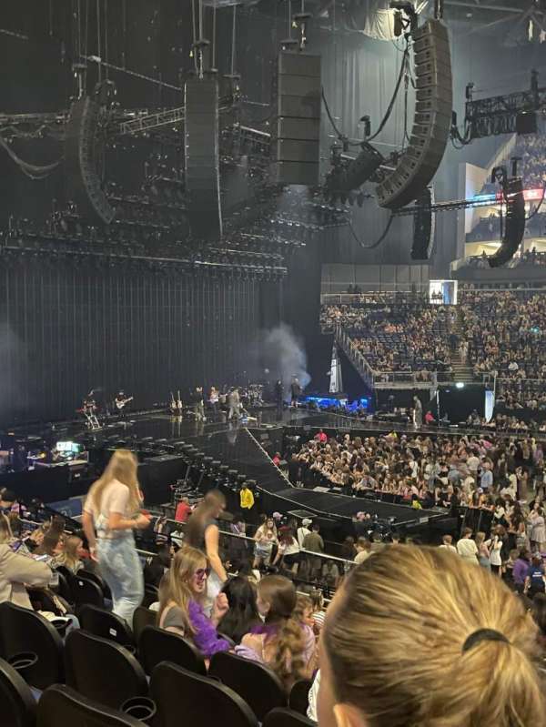 The O2, London, section: 102, row: U, seat: 58