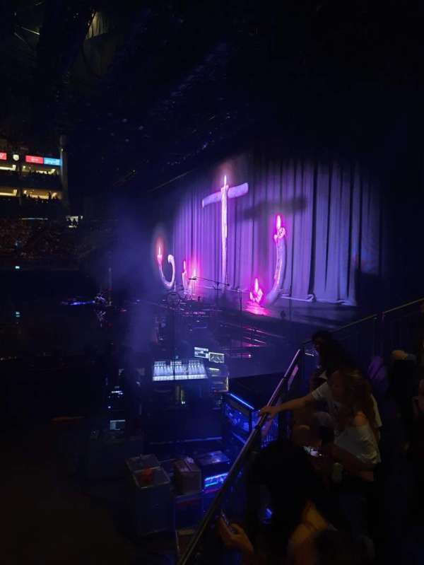 The O2, London, section: 113, row: K, seat: 412