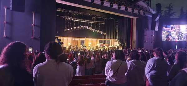 The Greek Theatre, section: A Left, row: N, seat: 27