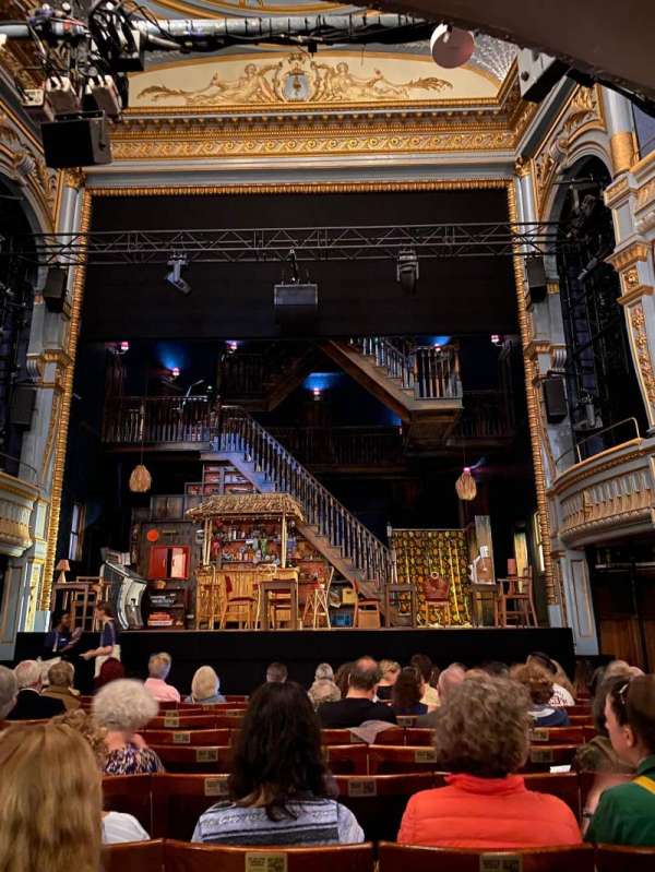 Harold Pinter Theatre, section: Stalls, row: M, seat: 8