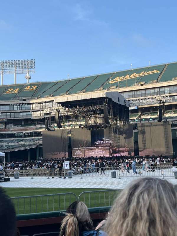 Oakland Coliseum, section: 111, row: 4, seat: 13