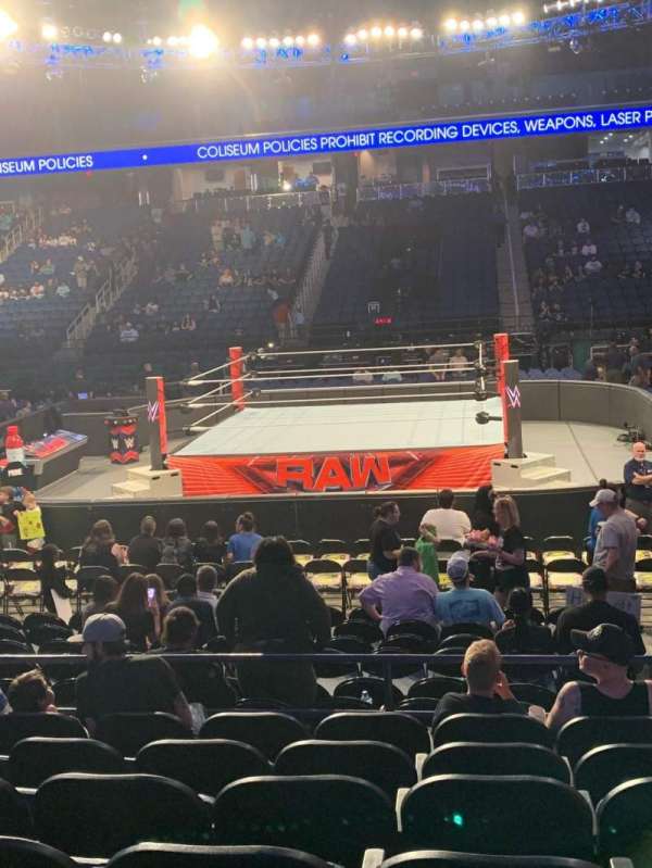 First Horizon Coliseum, section: 124, row: GG, seat: 2