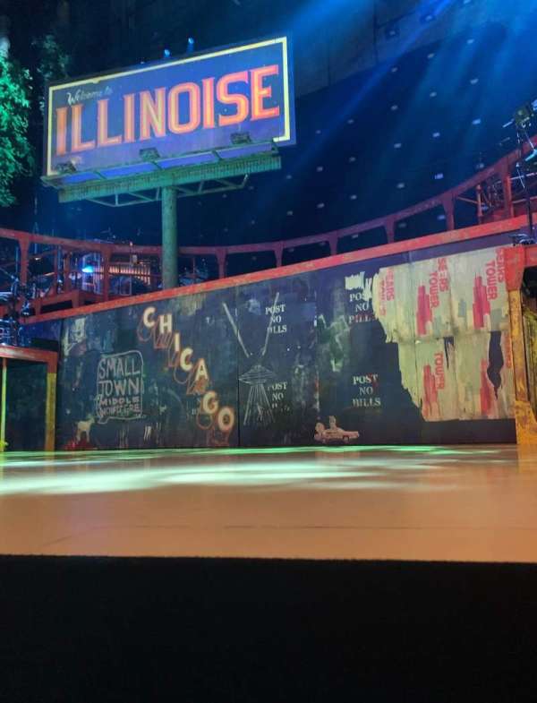 St. James Theatre, section: Orchestra R, row: BB, seat: 4