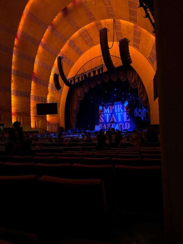 Radio City Music Hall, section: Orchestra 1, row: G, seat: 101