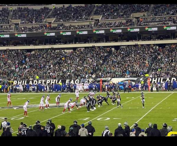 Lincoln Financial Field, section: 103, row: 14