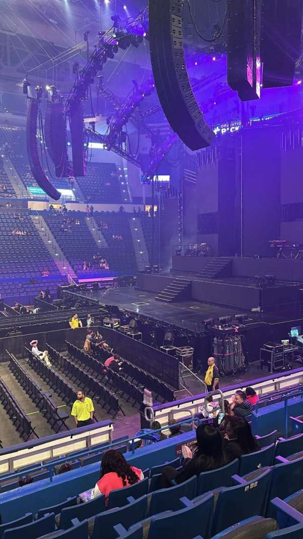 PeoplesBank Arena, section: 115, row: N, seat: 9