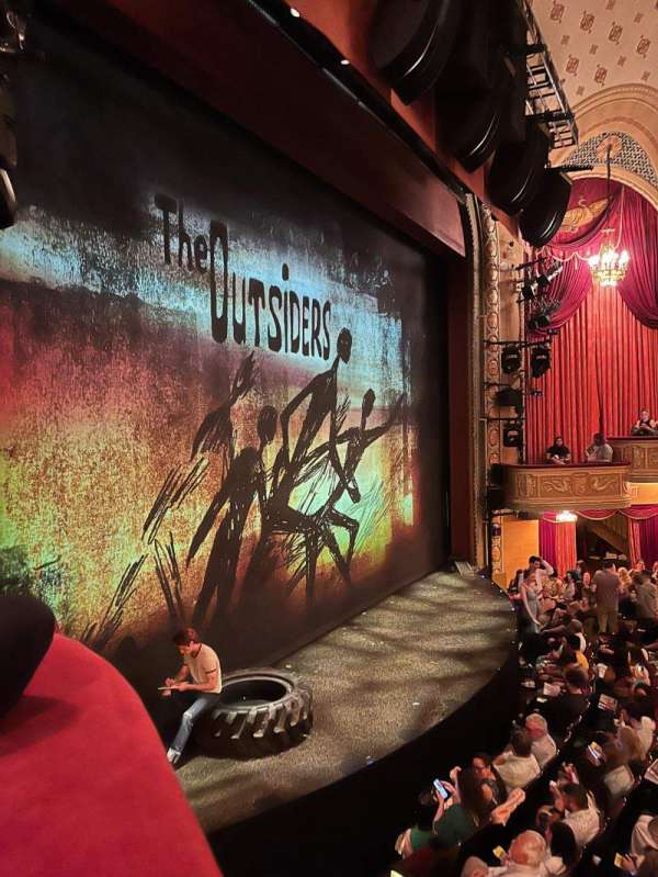 Bernard B. Jacobs Theatre, section: Left Boxes, row: D, seat: 2