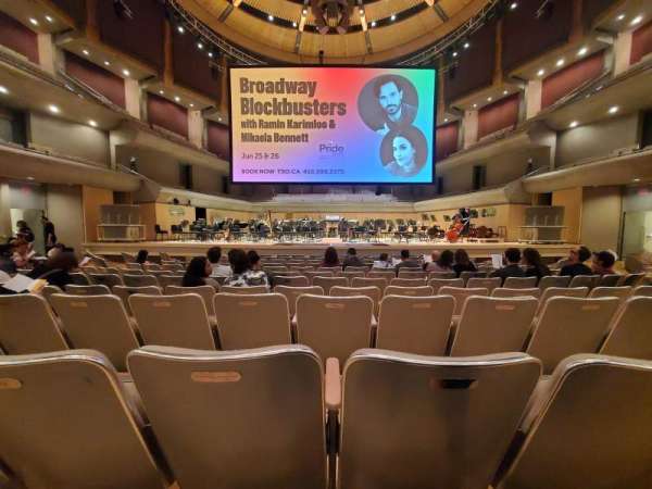 Roy Thomson Hall, section: C1, row: J, seat: 25
