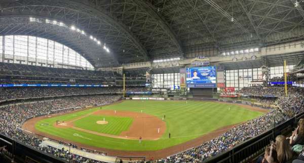 American Family Field, section: 318, row: 3, seat: 3