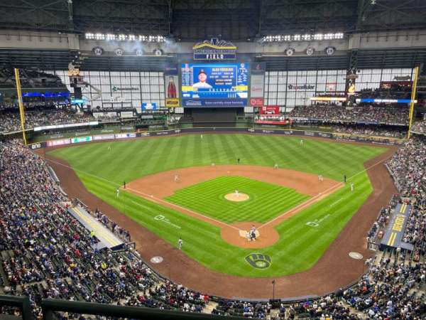 American Family Field, section: 423, row: 2, seat: 4