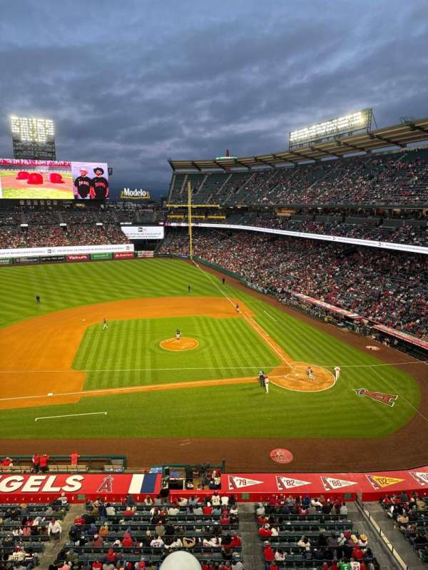 Angel Stadium, section: 413, row: A, seat: 4