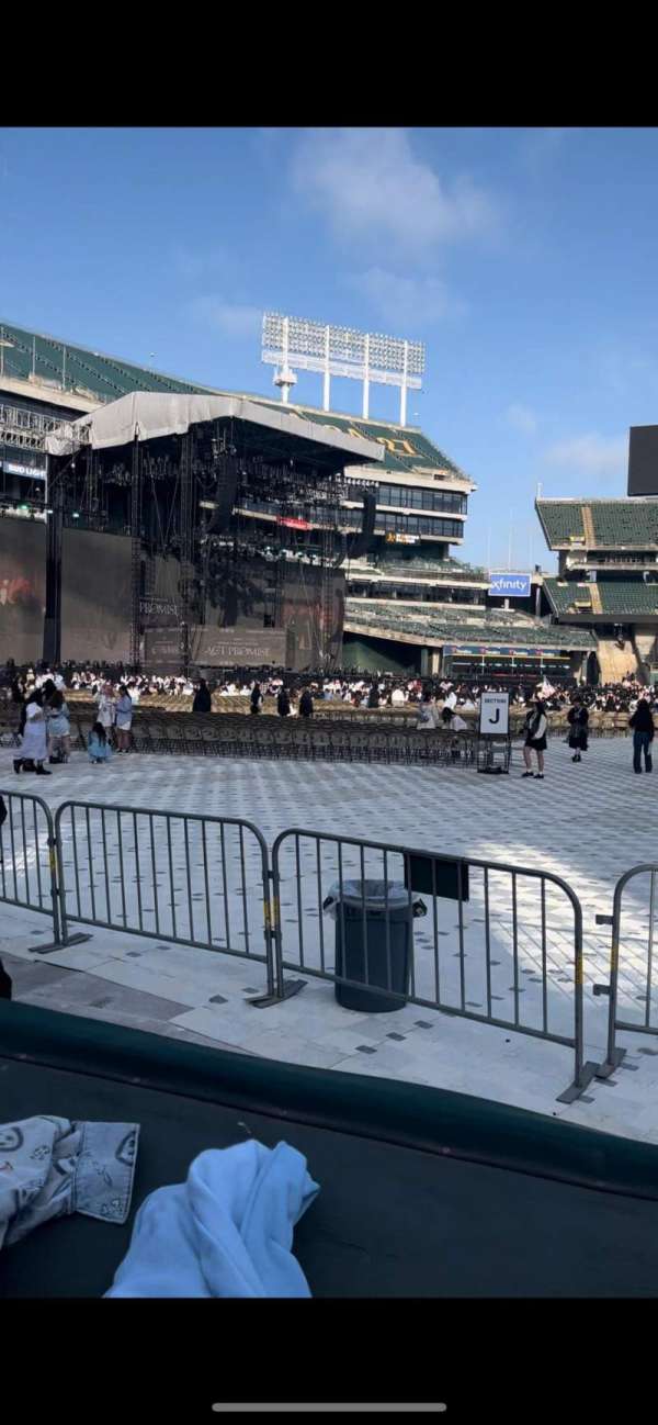 Oakland Coliseum, section: 127, row: 2, seat: 11