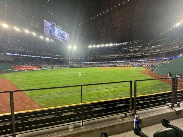 Globe Life Field, section: 33, row: 3, seat: 8
