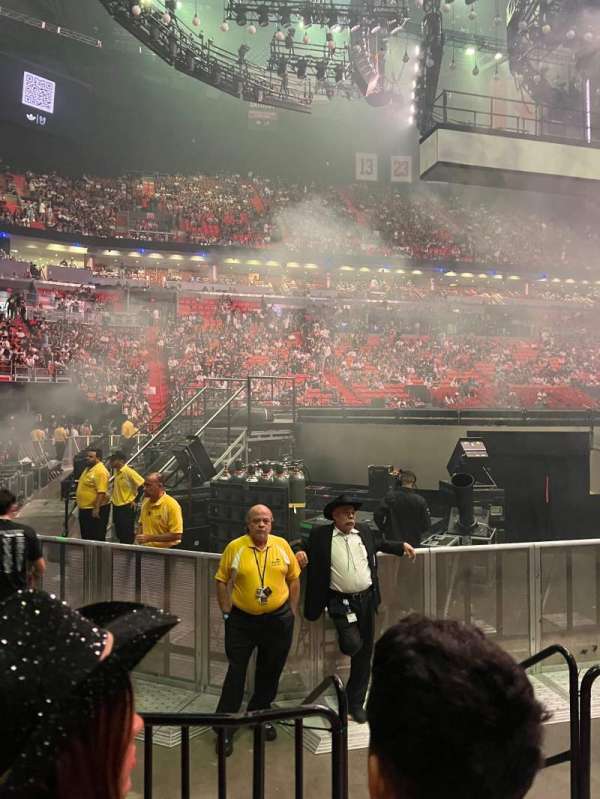 Kaseya Center, section: 109, row: 6, seat: 2
