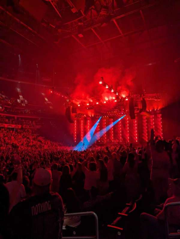 Spectrum Center, section: 116, row: H, seat: 5