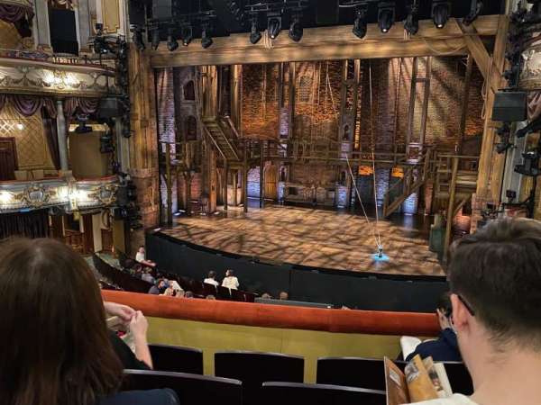 Victoria Palace Theatre, section: Royal Circle, row: D, seat: 9