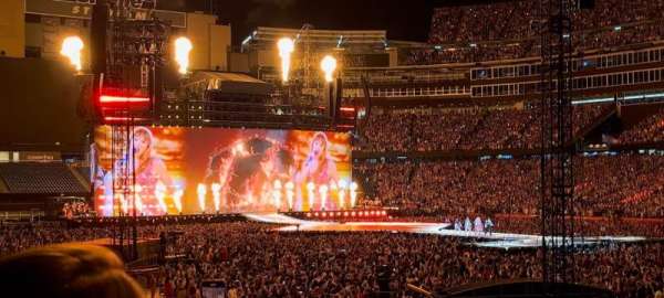 Gillette Stadium, section: 104, row: 18, seat: 4