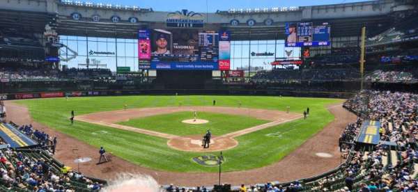 American Family Field, section: 219, row: 3, seat: 6