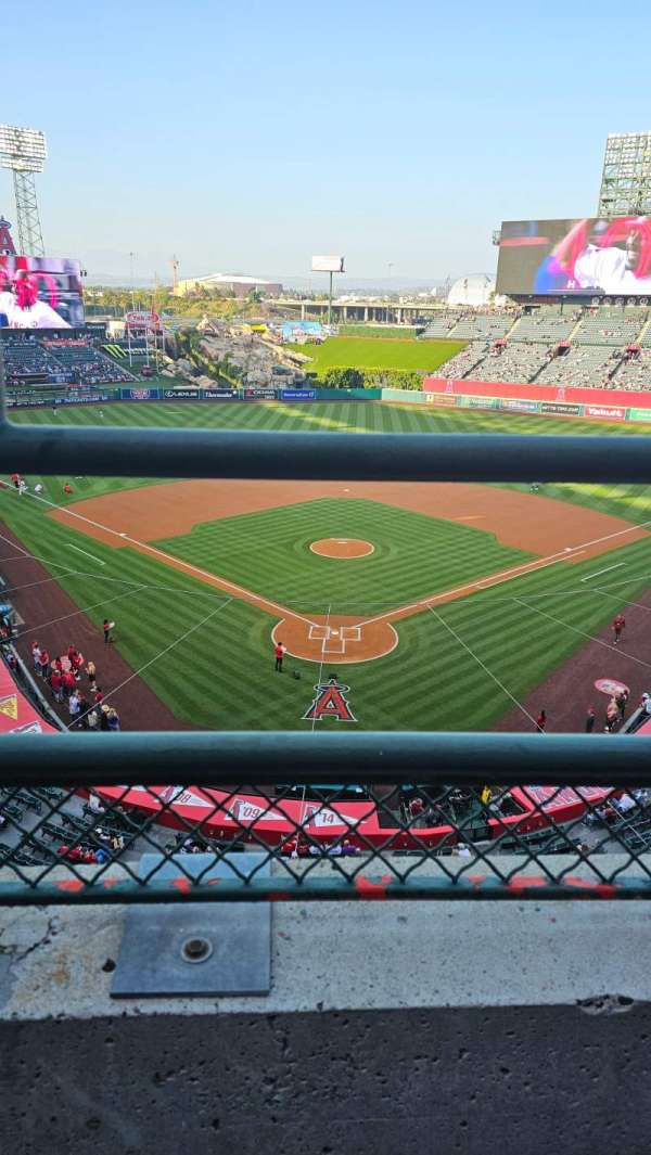 Angel Stadium, section: 419, row: A, seat: 1