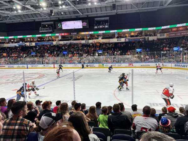 Cable Dahmer Arena, section: 110, row: L, seat: 15