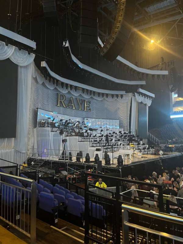 The O2, London, section: 101, row: J, seat: 30