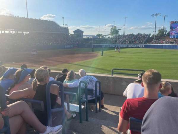 USA Softball Hall of Fame Stadium, section: 17, row: F, seat: 1