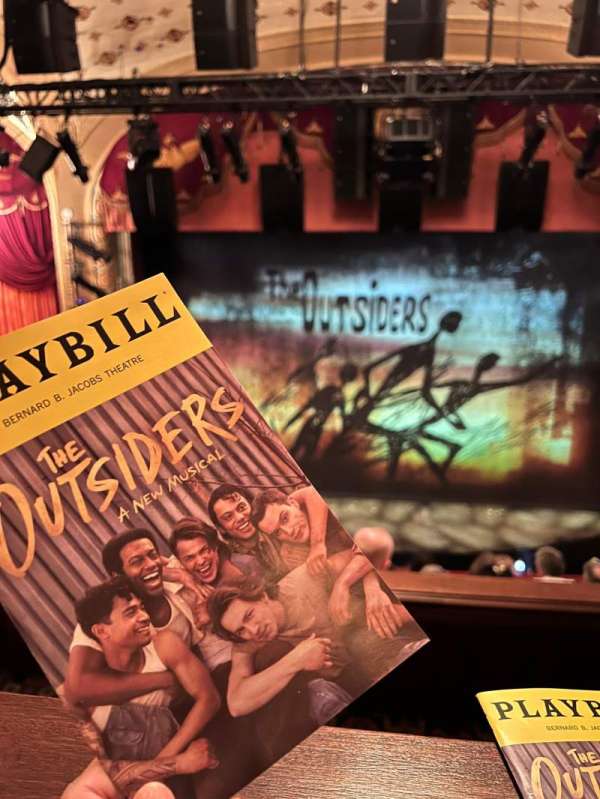 Bernard B. Jacobs Theatre, section: Mezzanine C, row: E, seat: 108