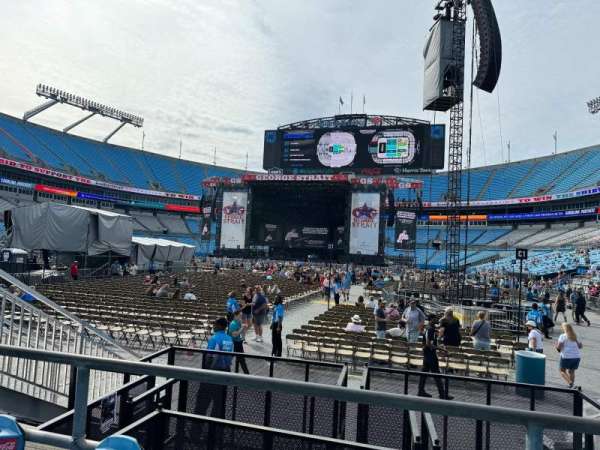 Bank of America Stadium, section: 119, row: 2, seat: 8