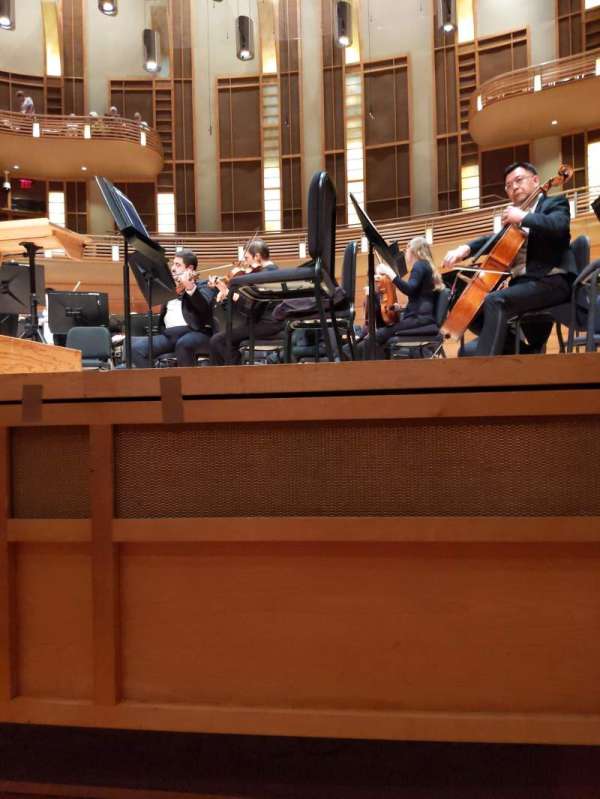 The Music Center at Strathmore, section: Orchestra C, row: A, seat: 108