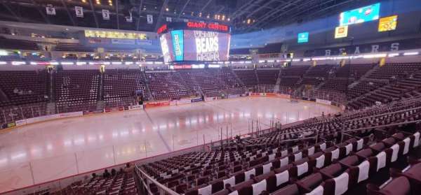 Giant Center, section: 106, row: U, seat: 1