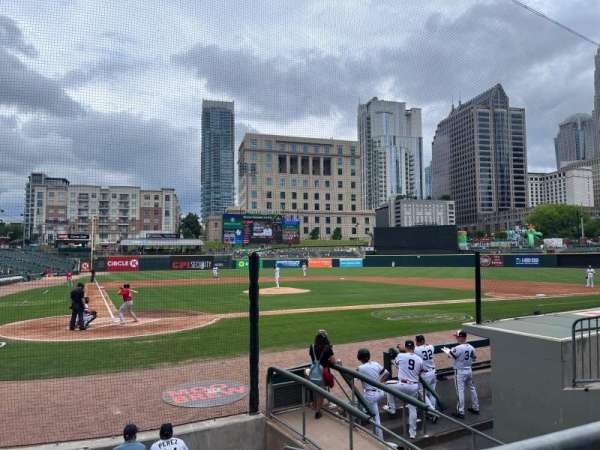 Truist Field, section: 109, row: J, seat: 5