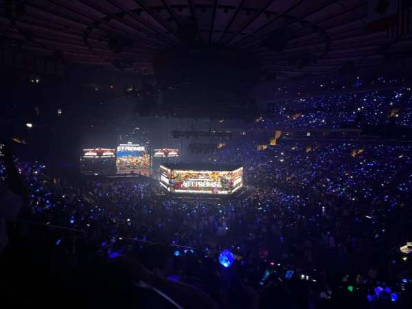 Madison Square Garden, section: 120, row: 22, seat: 14